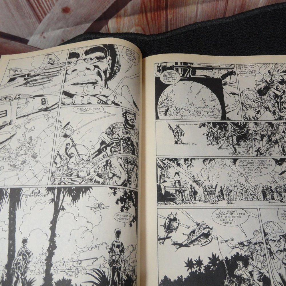 Marvel THe Nam magazine Stan Lee vol 1 no 2 sept 88~illustrated~rare~EUC… - Picture 4 of 5